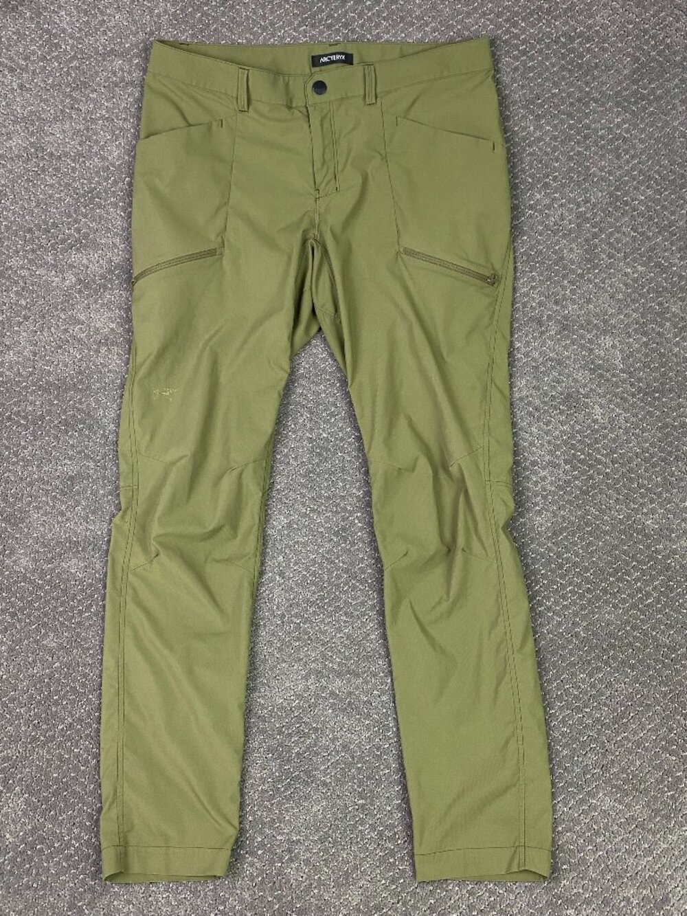 Arcteryx Kyla Pants Womens 10 Olive Green Hiking Outdoor Gorpcore Cargo